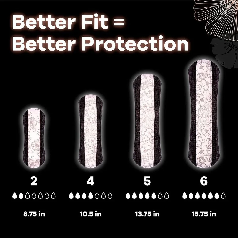 Discreet Boutique Incontinence Pads, Size 6 - Extra Heavy Absorption, 20 Count - Picture 5 of 9